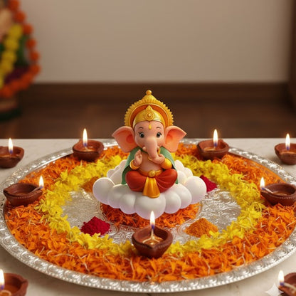 Cute Bal Ganesha Idol