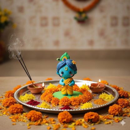 Cute Bal Krishna Idol