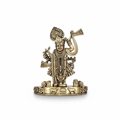 Brass Lord Shree Nath Ji Idol