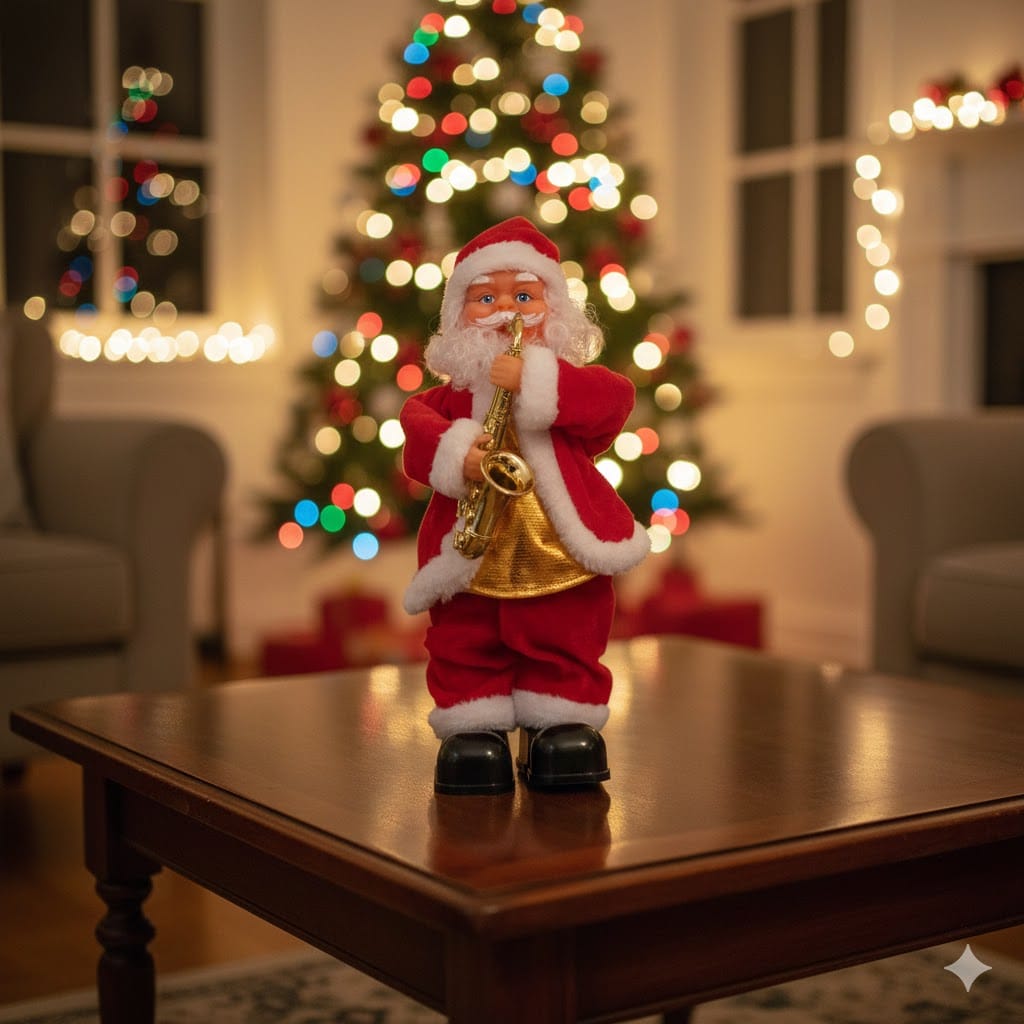 Dancing Singing Santa Claus Christmas Toy Doll