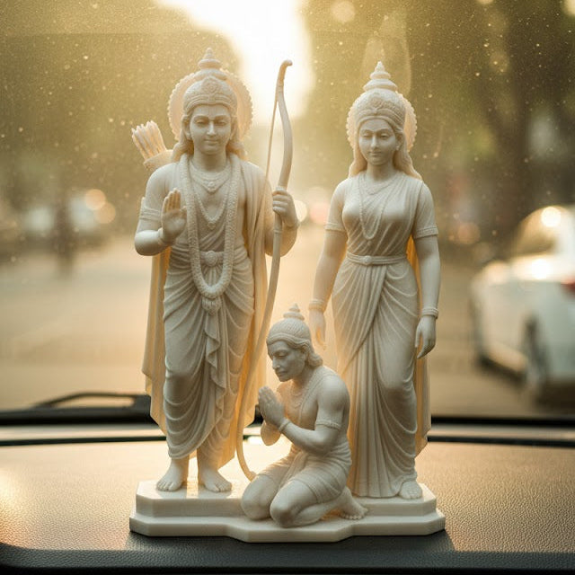 Lord Sita Ram With Hanuman