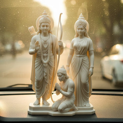 Lord Sita Ram With Hanuman