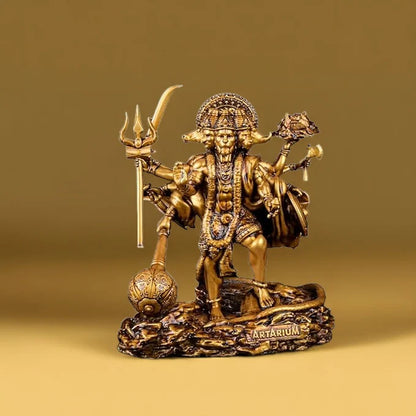 Standing Panchmukhi Hanuman Murti for Car Dashboard