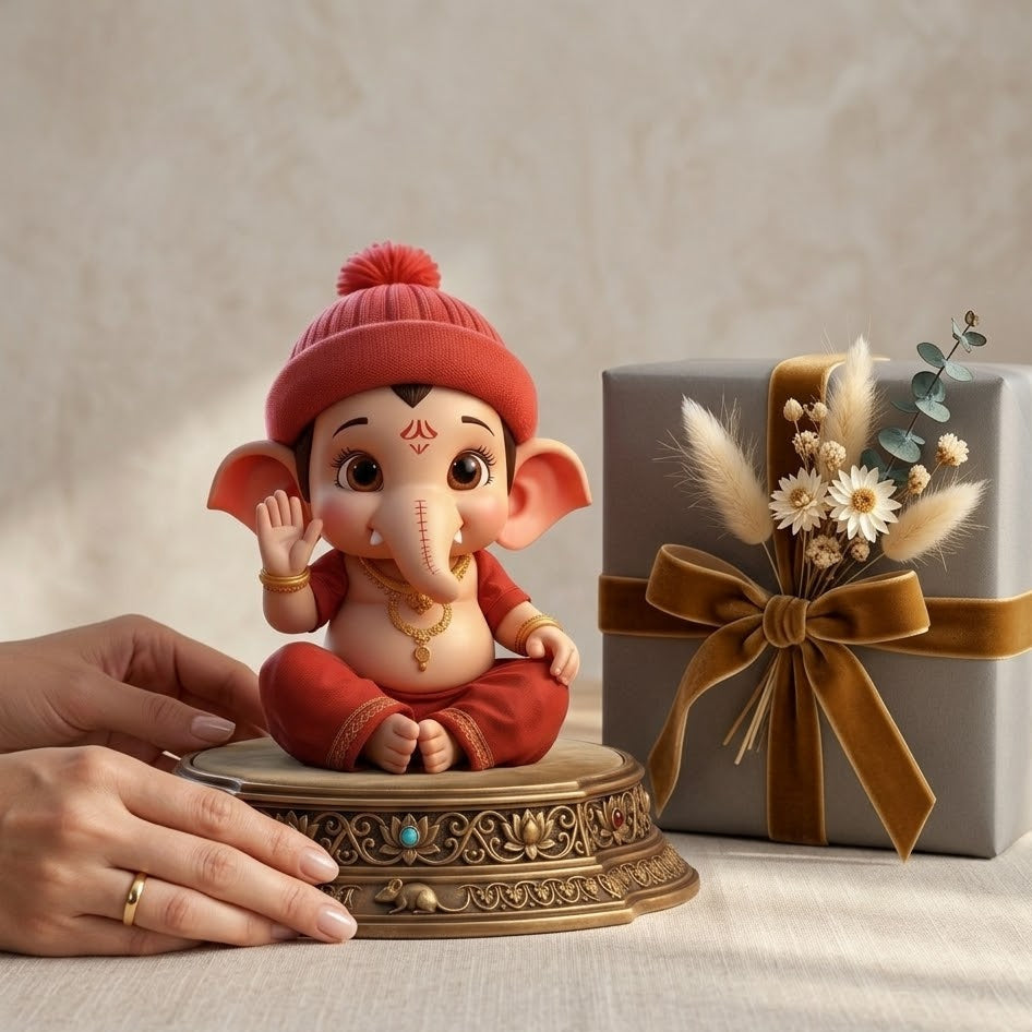 Bal Ganesh Winter Cute Roop Idol