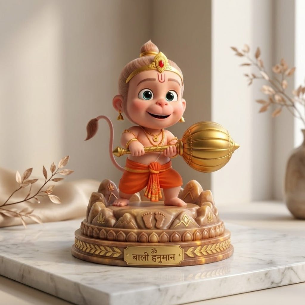 Bal Hanuman With Gada Idol