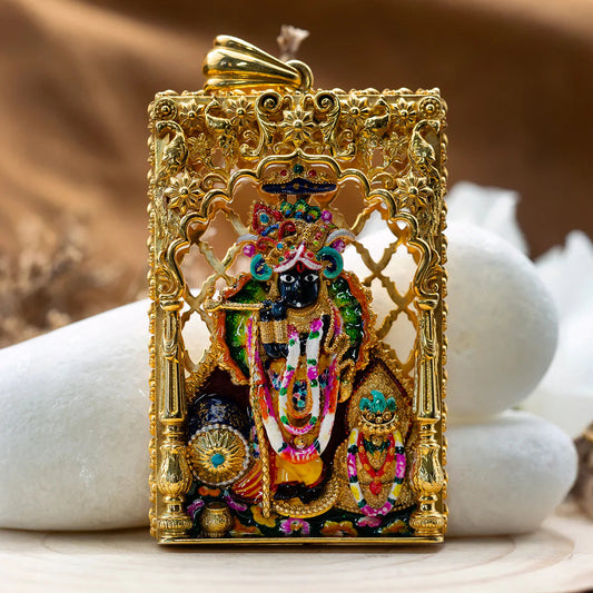 Banke Bihari with frame Pendant