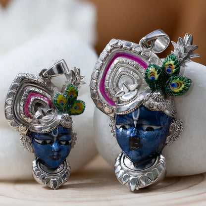 Enameled SrinathJi Pendant