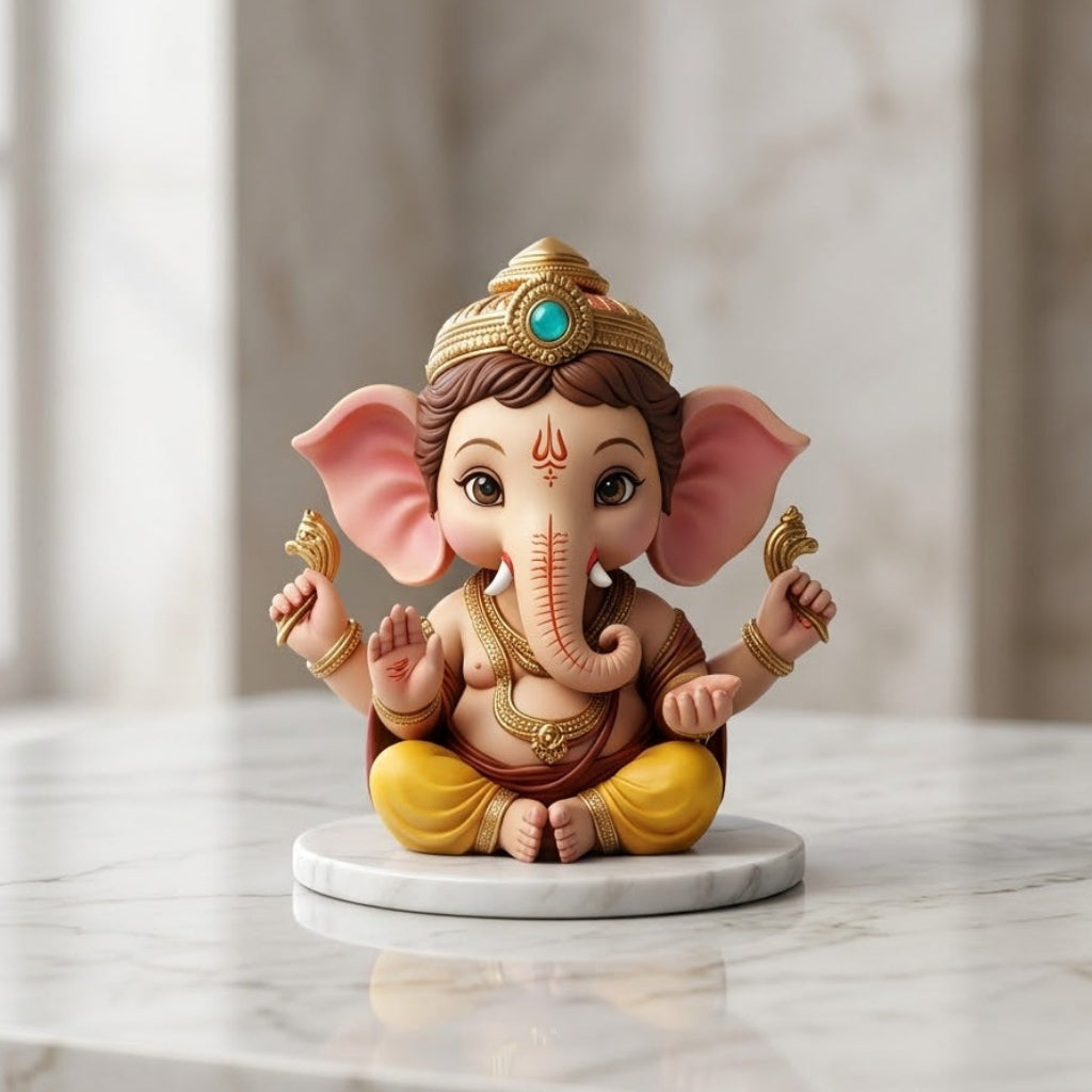 Cute Bal Ganesha Idol