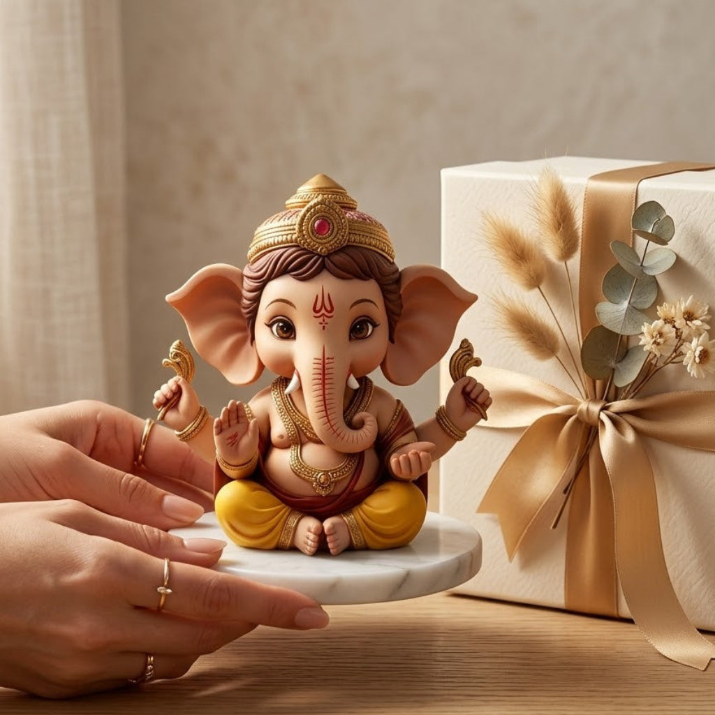 Cute Bal Ganesha Idol