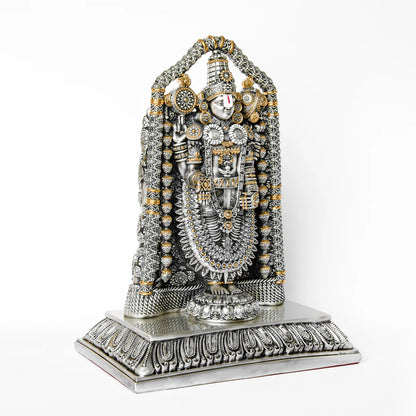Silver Plated Tirupati Balaji Idol