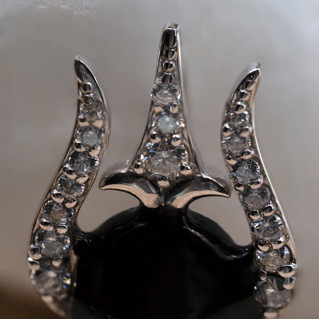 Radiant Shivalingam Trisula Pendant