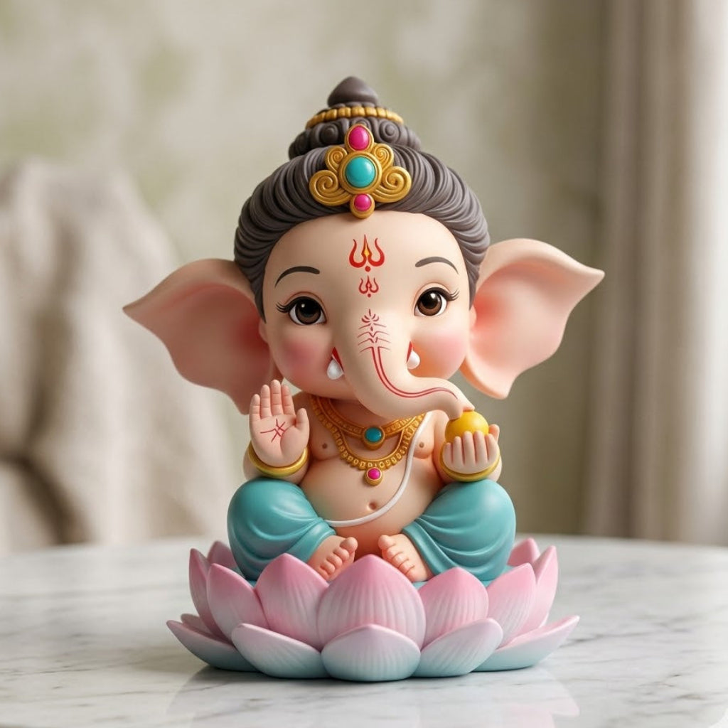 Divine Bal Ganesha Idol