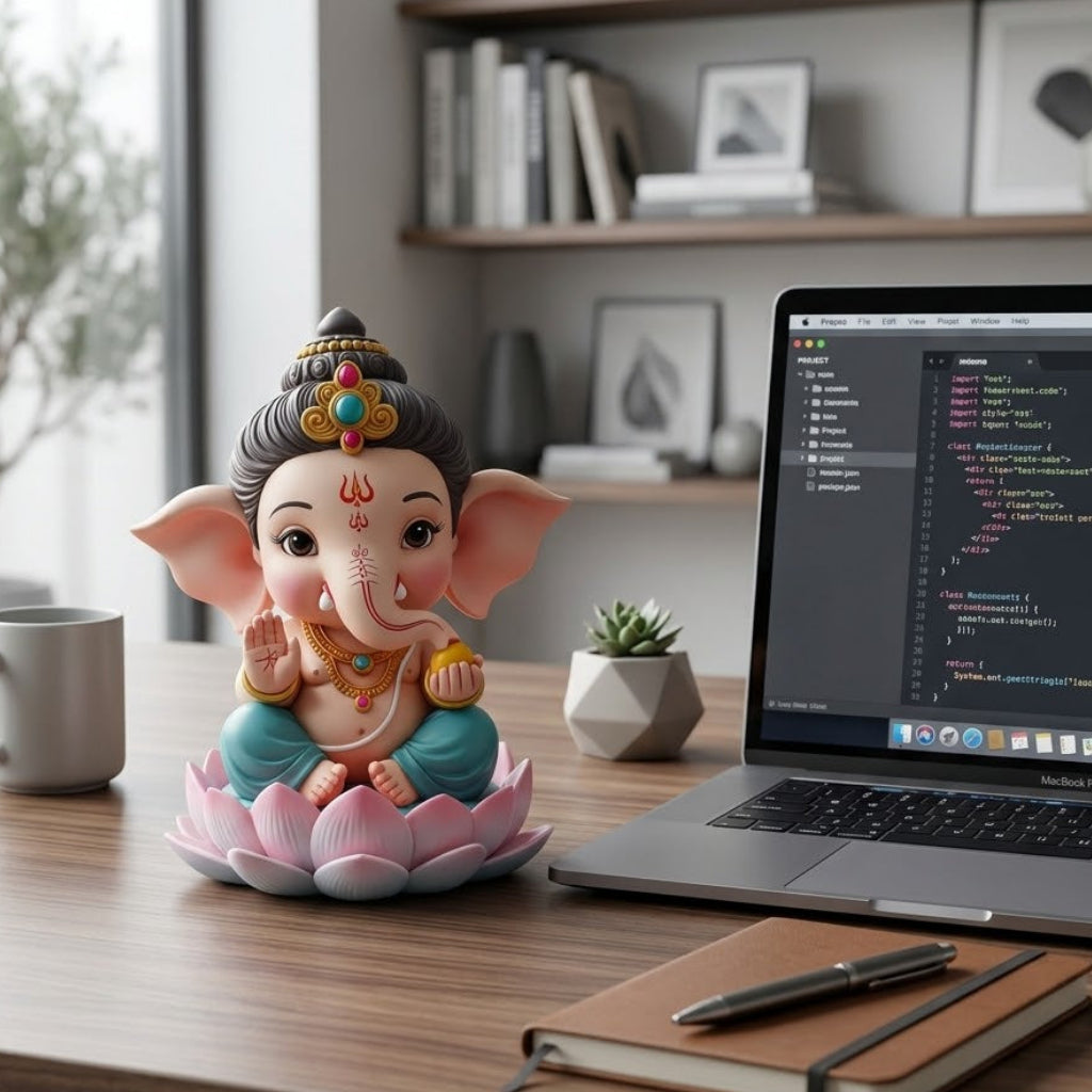 Divine Bal Ganesha Idol