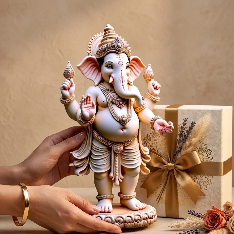 Divine Ganesha Standing Statue
