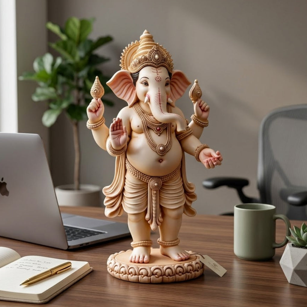 Divine Ganesha Standing Statue