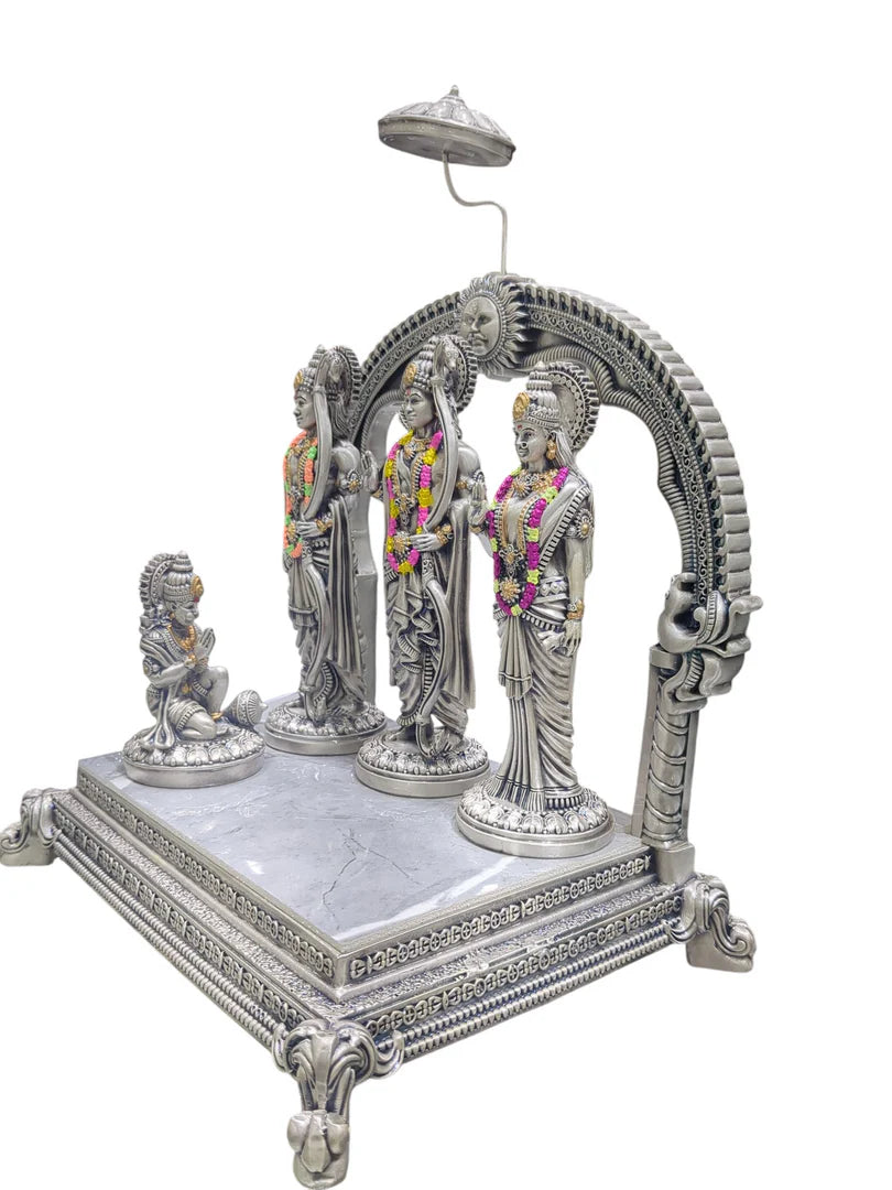 Silver Plated Ram Darbar Idol