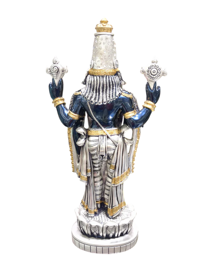 Silver Plated Black Tone Balaji Idol
