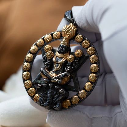 Plated Chakra Narasimha Pendant