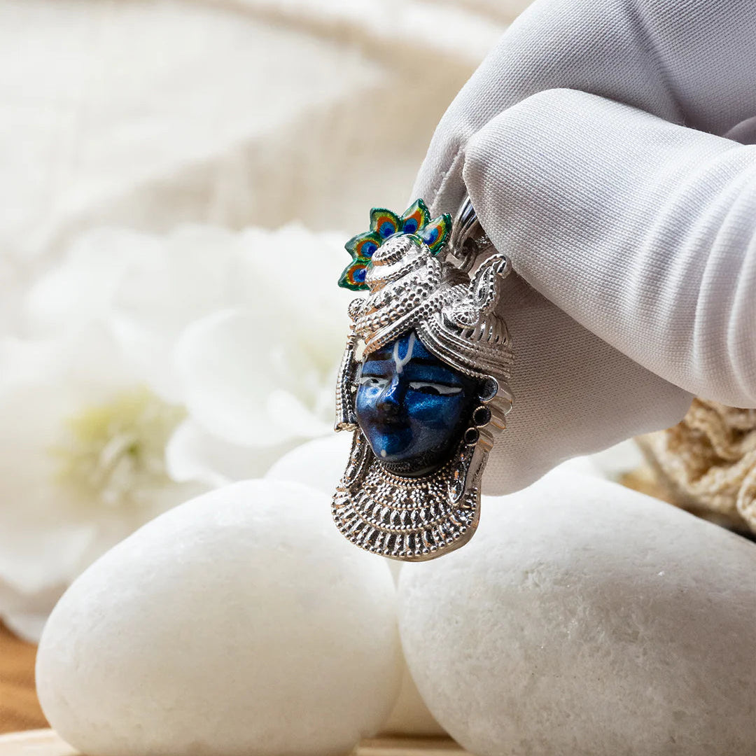 Enameled SrinathJi Pendant Style 3