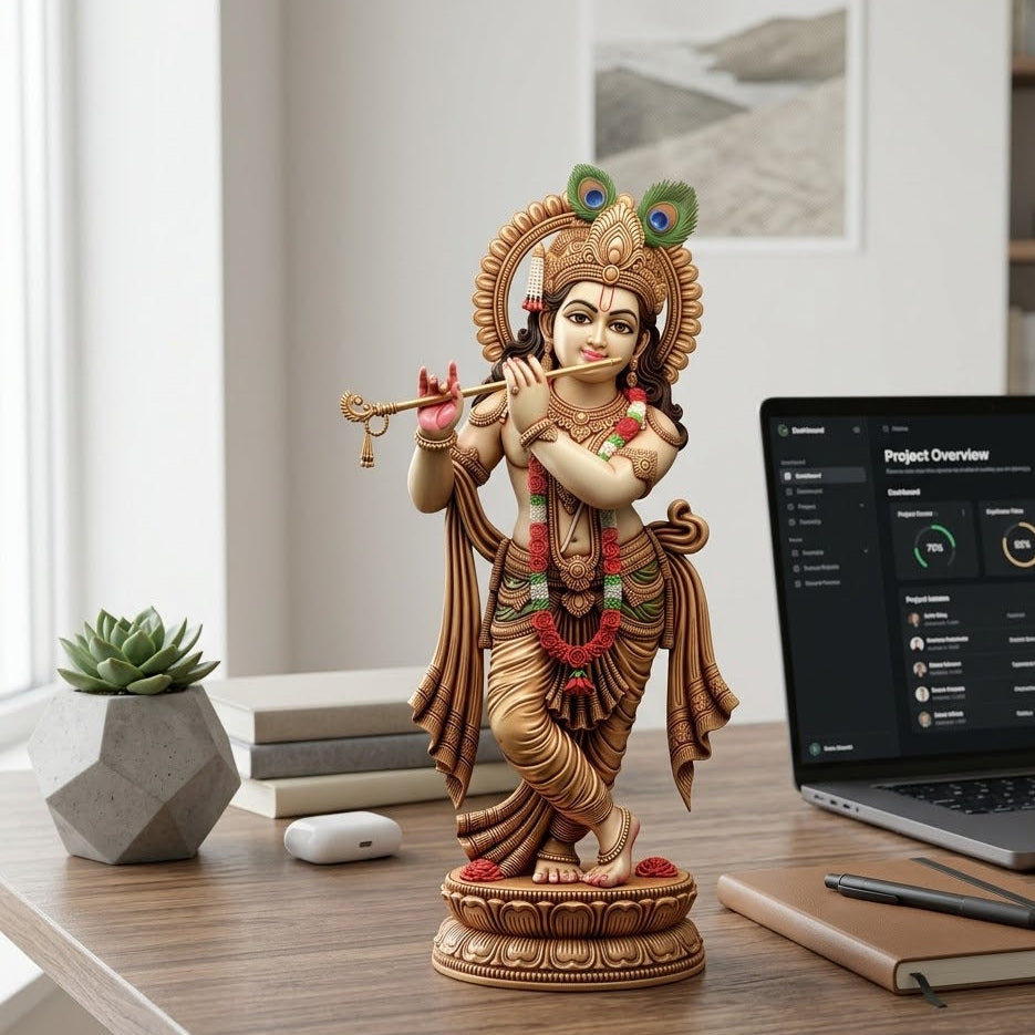 Krishna Bansuri Statue