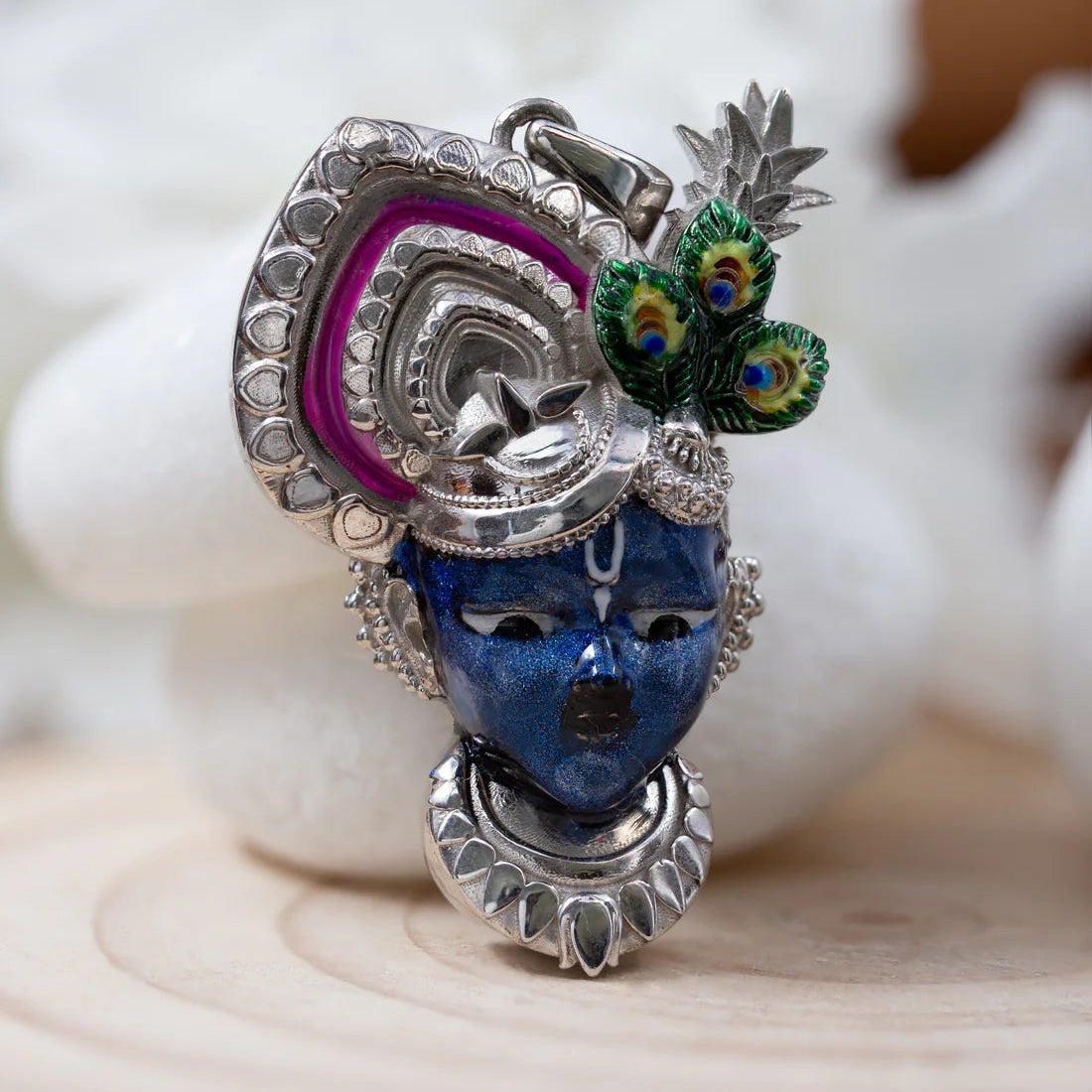 Enameled SrinathJi Pendant