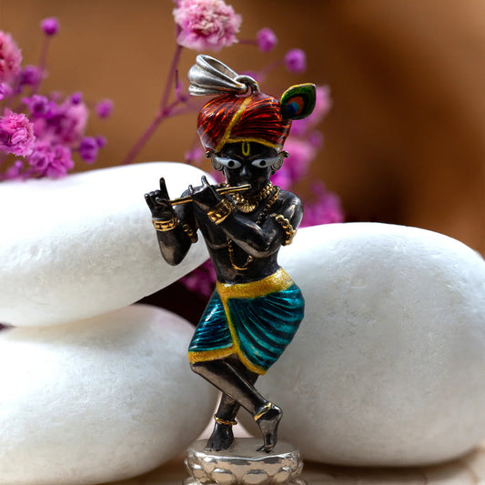 Enameled RadharamanJi Pendant