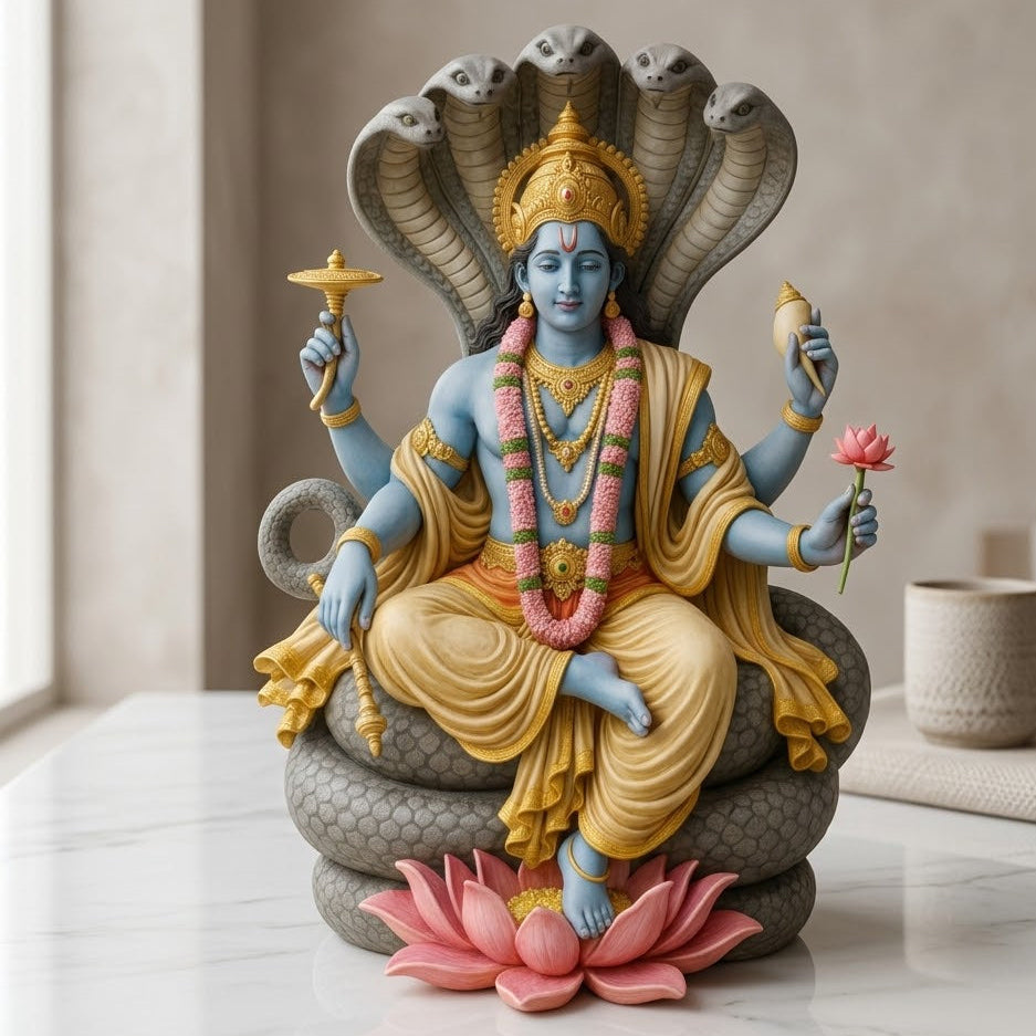 Sarvavyapak Vishnu on Sheshnag Idol