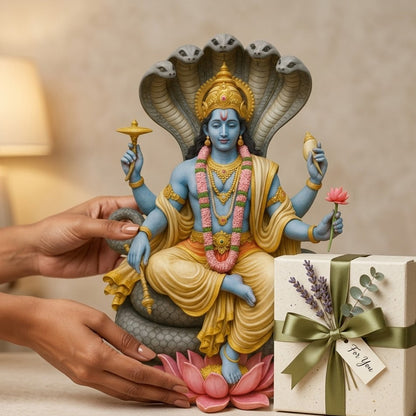 Sarvavyapak Vishnu on Sheshnag Idol