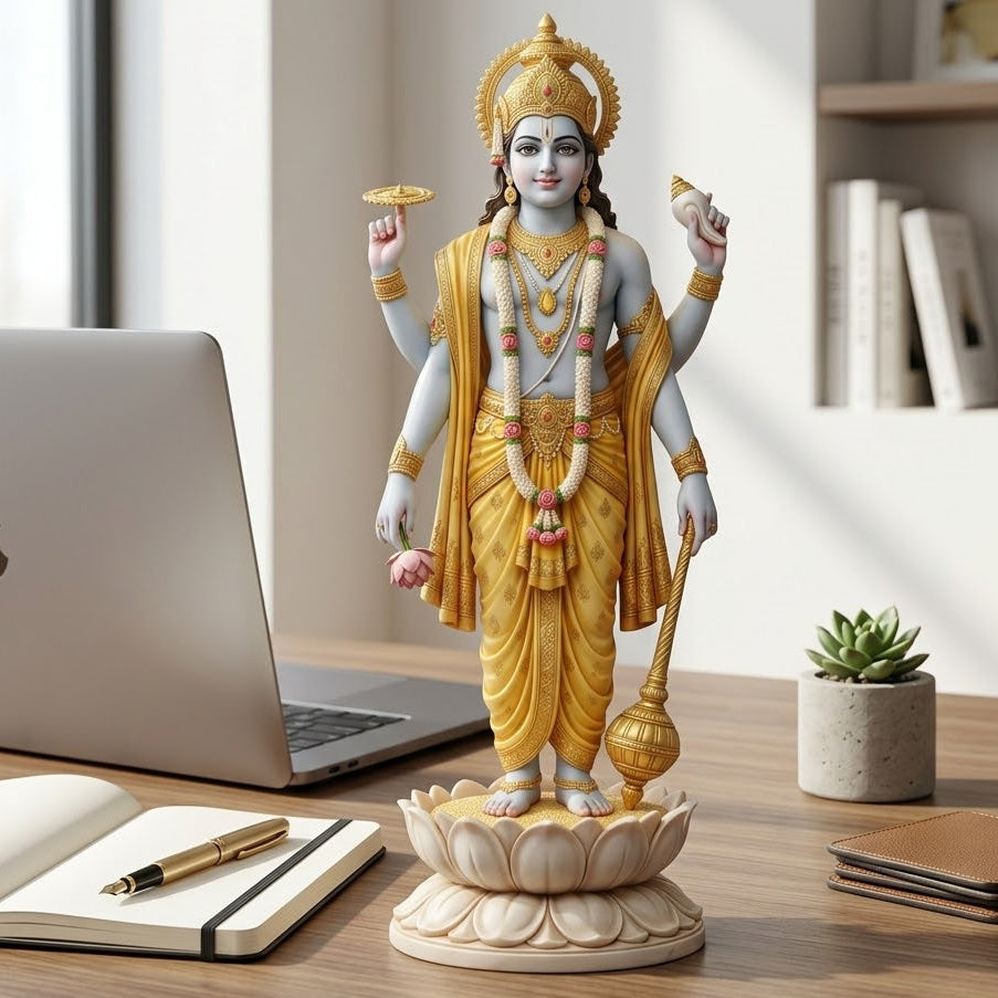Vishnu Bhagwan Kamal Aasan Idol