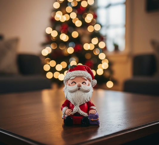 Small Santa Claus Christmas Figurines Toys Christmas Decorations Items for Home Office