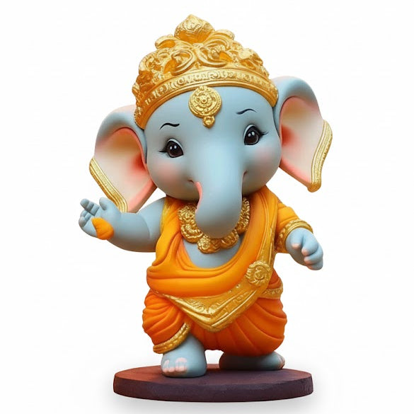 Cute Standing Bal Ganesha Idol
