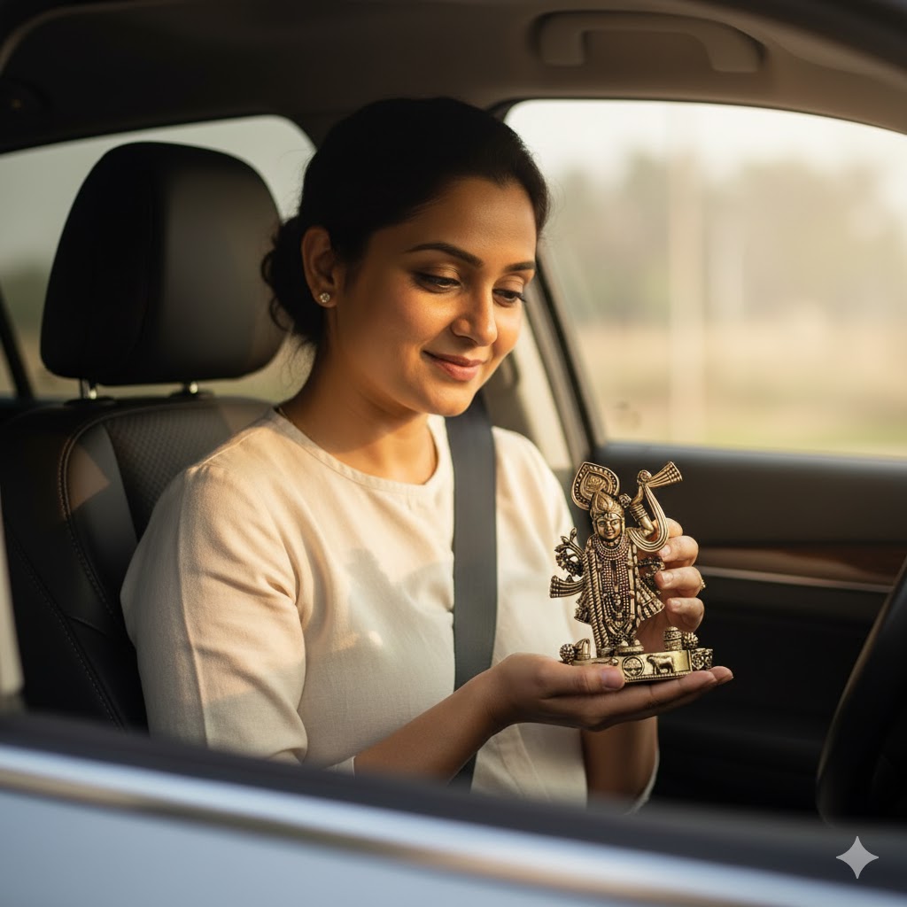 Brass Lord Shree Nath Ji Idol