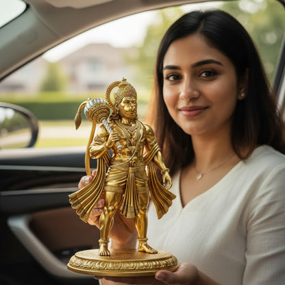 Bronze finish Lord Hanuman Idol