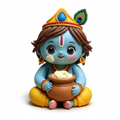 Makhan Chor Krishna Idol