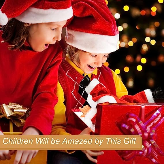 Dancing Santa Claus Figurine | Rotating Handstand Musical Santa Toy