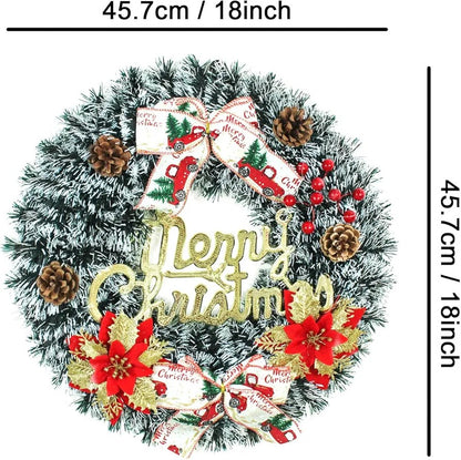 Artificial Christmas Wreath  for Tree Hanging Decoration