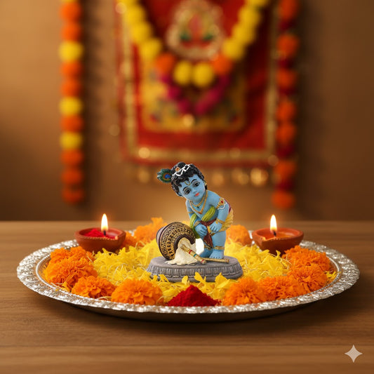 Makhan Chor Krishna Idol