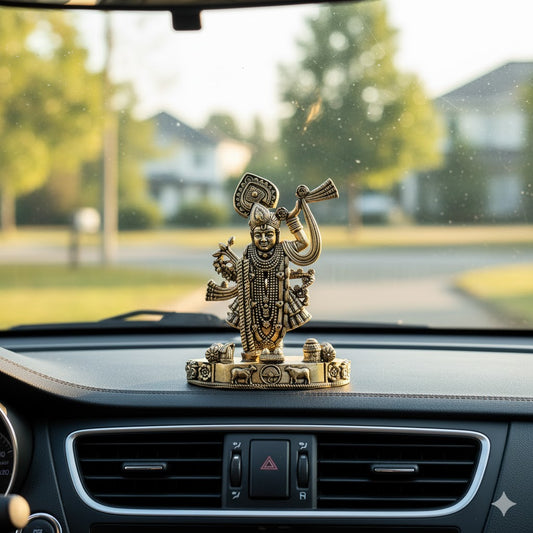 Brass Lord Shree Nath Ji Idol