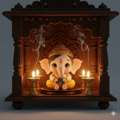 Cute Bal Ganesha Idol