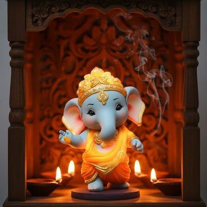 Cute Standing Bal Ganesha Idol