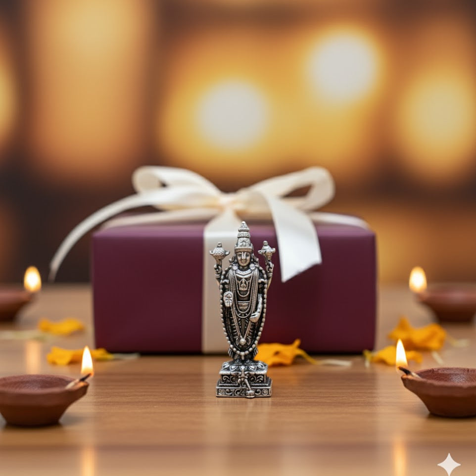 Silver Plated Lord Murgan Ji Idol Style 4 (3 Inch)