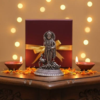 Silver Plated Lord Murgan Ji Idol Style 1 (3 Inch)