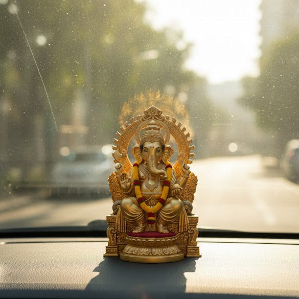 Bronze Finish Lord Ganesha Idol