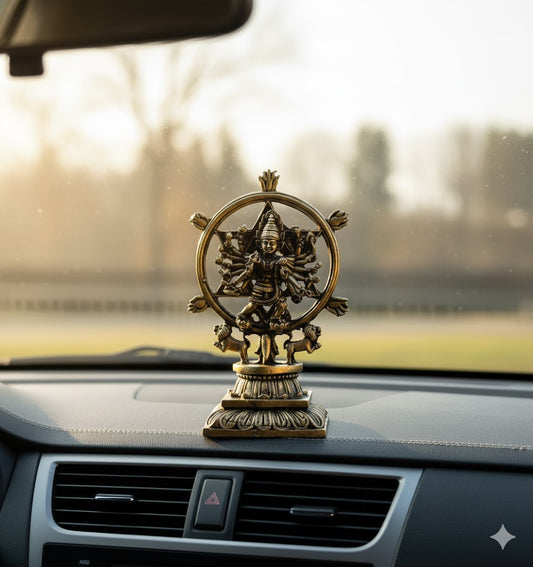 Premium Brass Chakrathalwar Statue