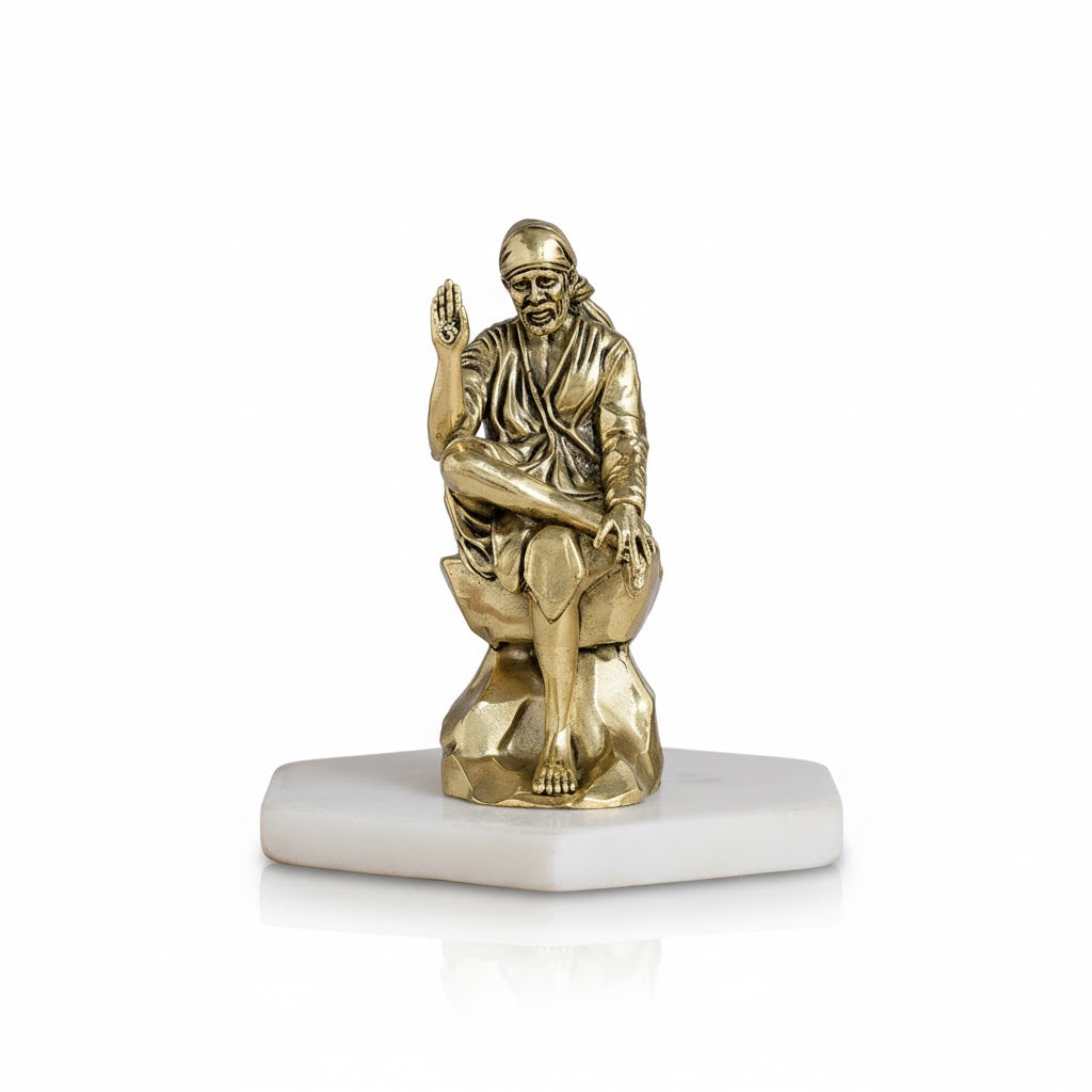 Brass Shirdi Sai Baba Statue