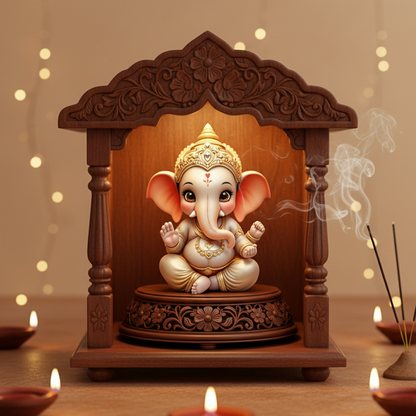 Cute Bal Ganesha Idol