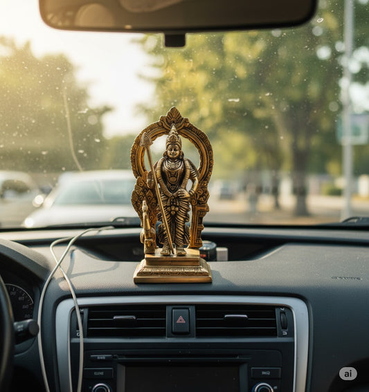 Buy Brass Murugan Statue Hand‑crafted Vel Idol for Devotion & Home Temple