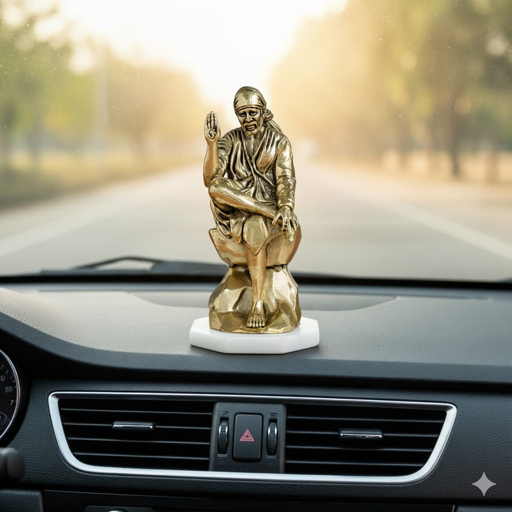 Brass Shirdi Sai Baba Statue