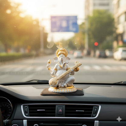 Gold Plated Lord Ganesha Idol