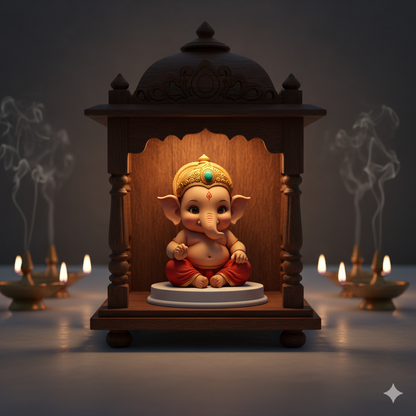 Cute Bal Ganesha Idol